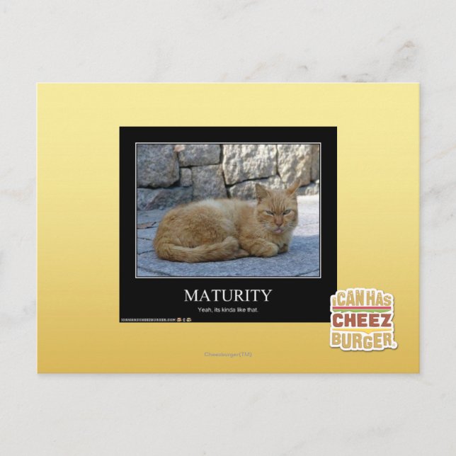 Maturity Postcard (Front)