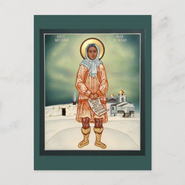 Matushka Olga of Alaska Prayer Card (Front)