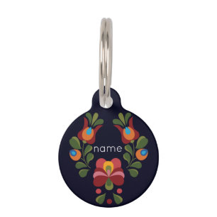 Matyo Flower Arrangement Pet Tag