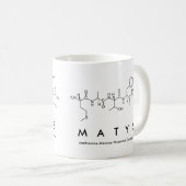 Matys peptide name mug (Front Right)