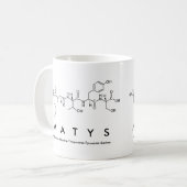 Matys peptide name mug (Front Left)