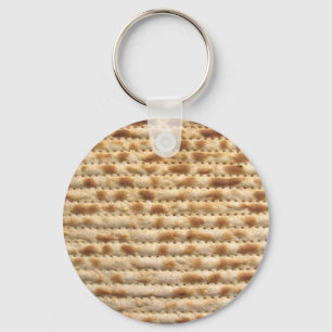 Matzah biscuit flatbread key ring