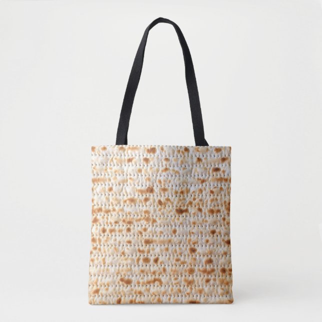 Matzah Magnified Passover Tote Bag (Front)