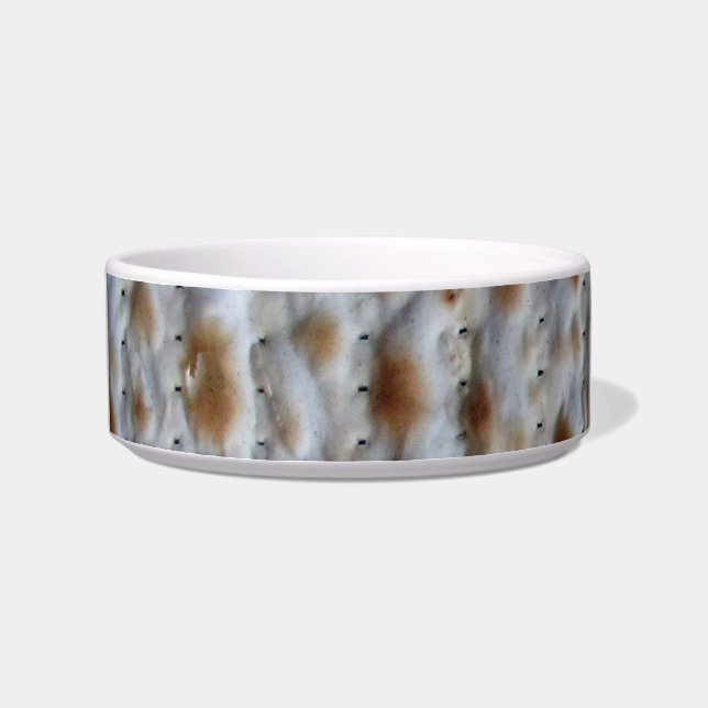 Matzah small food dish for a pet (Left)