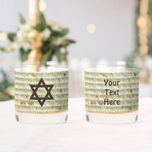 Matzah Whiskey Glass