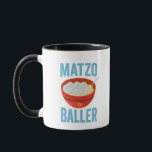 Matzo Baller Funny Golf Hanukkah Holiday Gift  Mug<br><div class="desc">funny, hanukkah, jewish, jew, holiday, matzo, golf, birthday, gift, sport, </div>