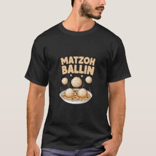 Matzo Baller Hanukkah Food Jewish Culture T-Shirt