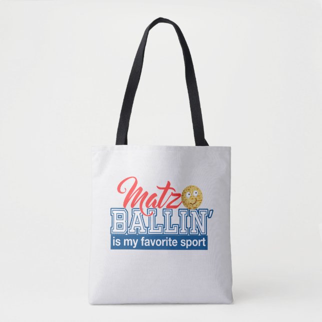 Matzo Ballin' is my favourite sport - Passover gif Tote Bag (Front)