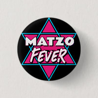 Matzo Fever Blue Pink 70s Disco Star Jewish