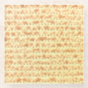 Matzo Matzah Passover 4Joshua Glass Coaster