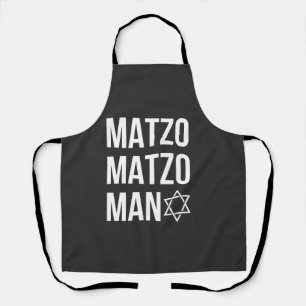 Matzo Matzo Man Jewish Hanukkah Apron