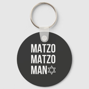Matzo Matzo Man Jewish Hanukkah Key Ring
