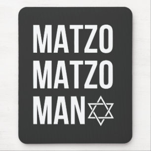 Matzo Matzo Man Jewish Hanukkah  Mouse Mat