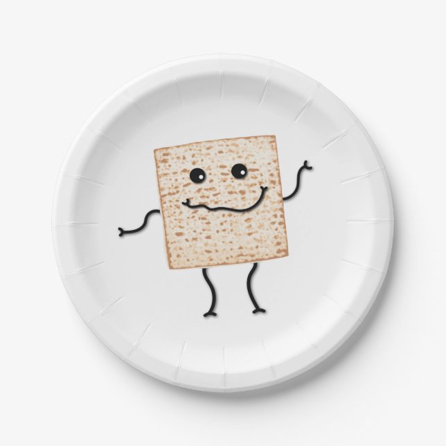 Matzo Paper Plate (Front)