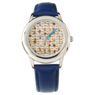 Matzo Passover Blue Strap Watch for Kids