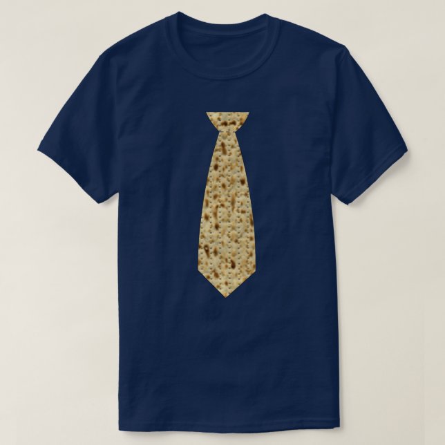 Matzo Passover Tie T-Shirt (Design Front)