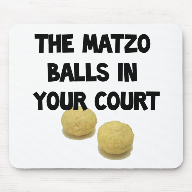 matzoh balls mouse mat (Front)