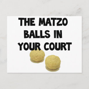 matzoh balls postcard