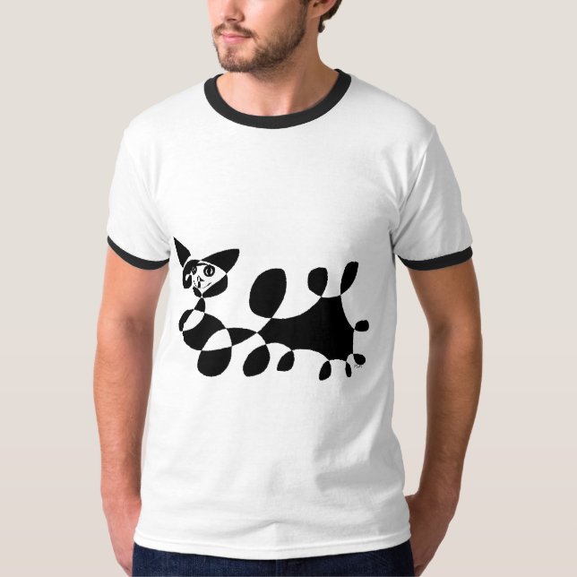 Mau Cat Smiling T-Shirt (Front)