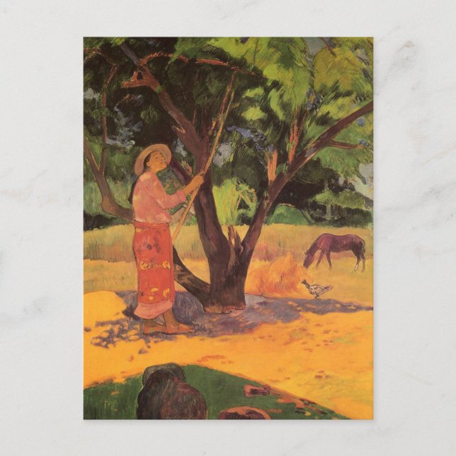 'Mau Taporo' - Paul Gauguin Postcard (Front)