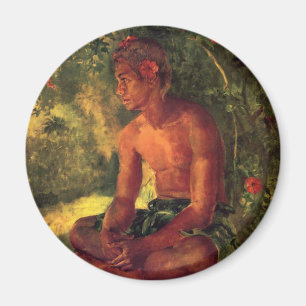 'Maua, A Samoan' - John LaFarge Magnet