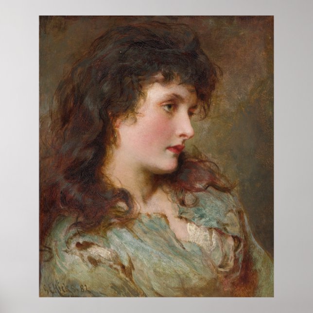 Maud (Elegant Female Portrait) Poster (Front)