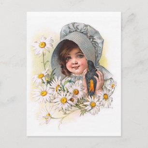 Maud Humphrey's Daisy Girl Postcard