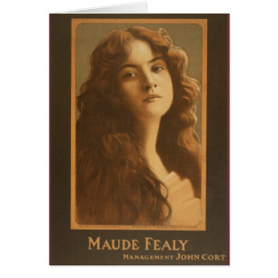 Maude Fealy Vintage Theatre Poster