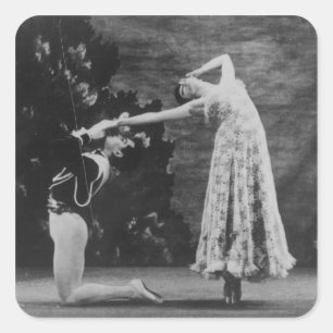 Maude Lloyd and Hugh Laing Square Sticker