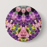 MAUDE ~ Purple Pink Green Yellow BLING