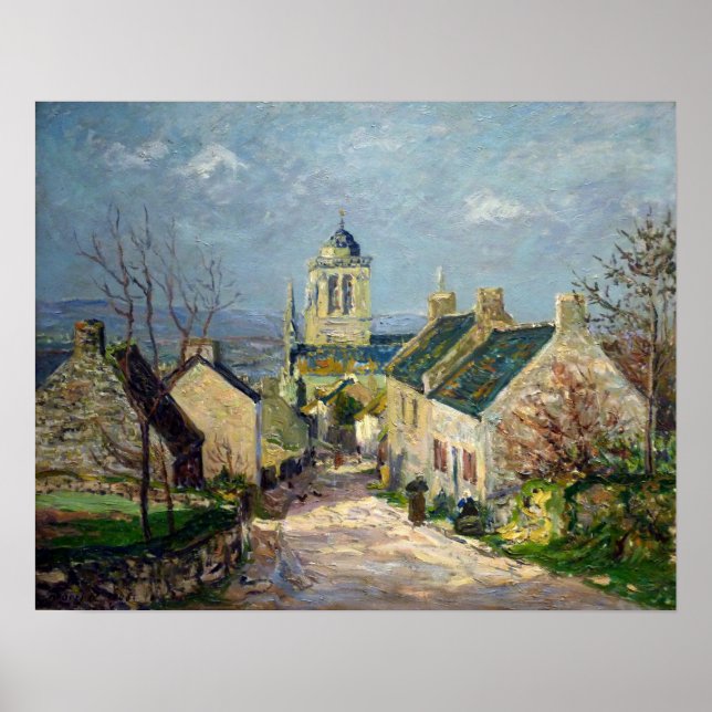 Maufra - La Rue Descendante A Locronan Poster (Front)