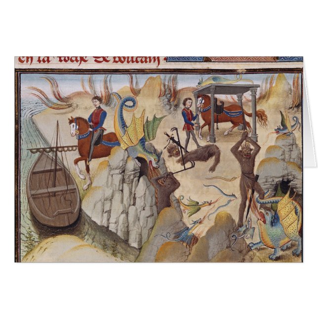 Maugis Fighting the Serpent (Front Horizontal)