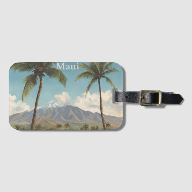 Maui (1) luggage tag (Front Horizontal)