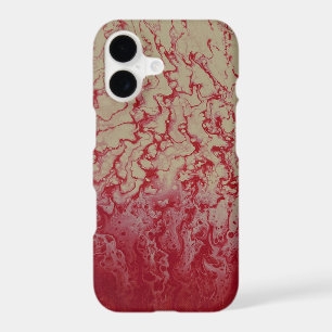 Maui Abstract Red/Bleached Titanium iPhone 11 Case