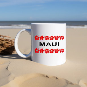 Maui Aloha Flower Bands Light-Colour Coffee Mug