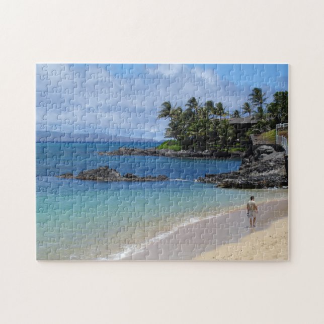 Maui Beach and Ocean Scene Jigsaw Puzzle (Horizontal)