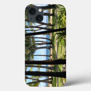Maui Beach Hawaii Palm Trees iPhone 13 Case