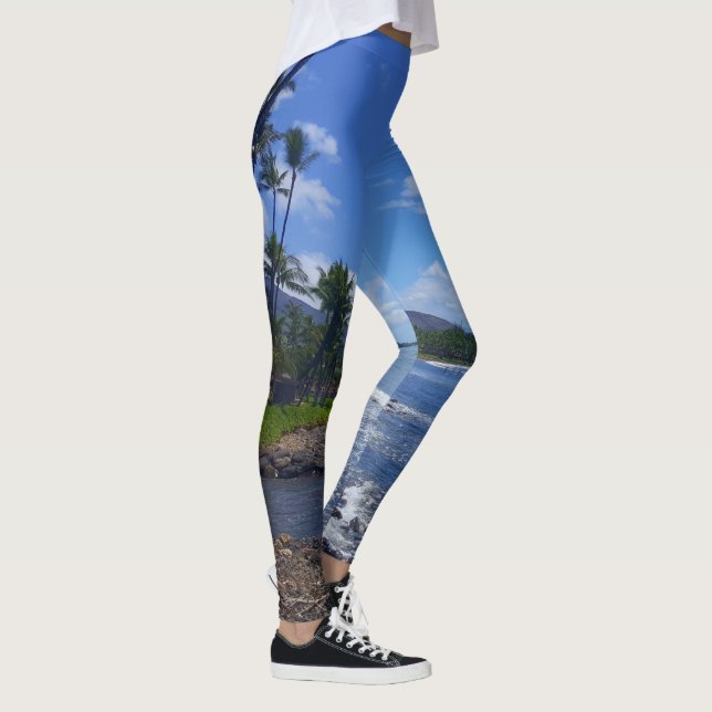 Maui Beach leggins Leggings (Right)