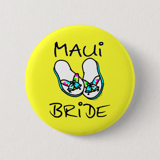 Maui Bride 6 Cm Round Badge