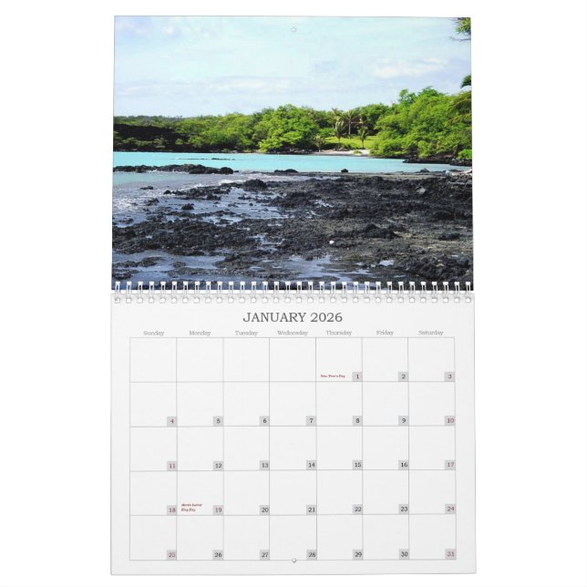 Maui Calendar (Jan 2026)