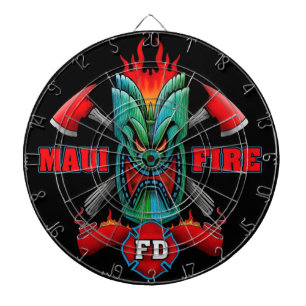 Maui Fire Dartboard