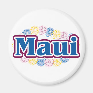 Maui flowers magnet