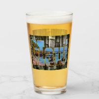 Maui graphics and the Bamboo Forest, Beer Glass
