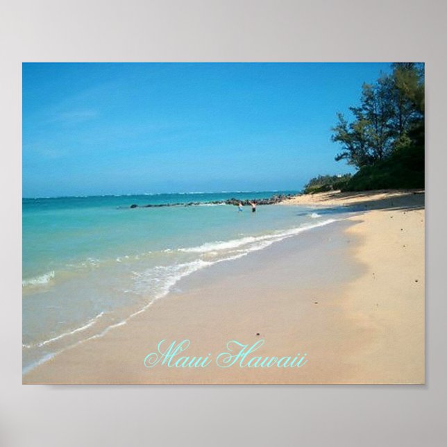 Maui Hawaii 10"x8" Poster (Front)