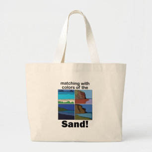 Maui Hawaii Beach Matching With Sand Colours Party Large Tote Bag