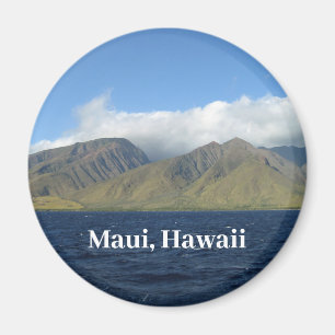 Maui Hawaii Beautiful Mountains Ocean Magnet