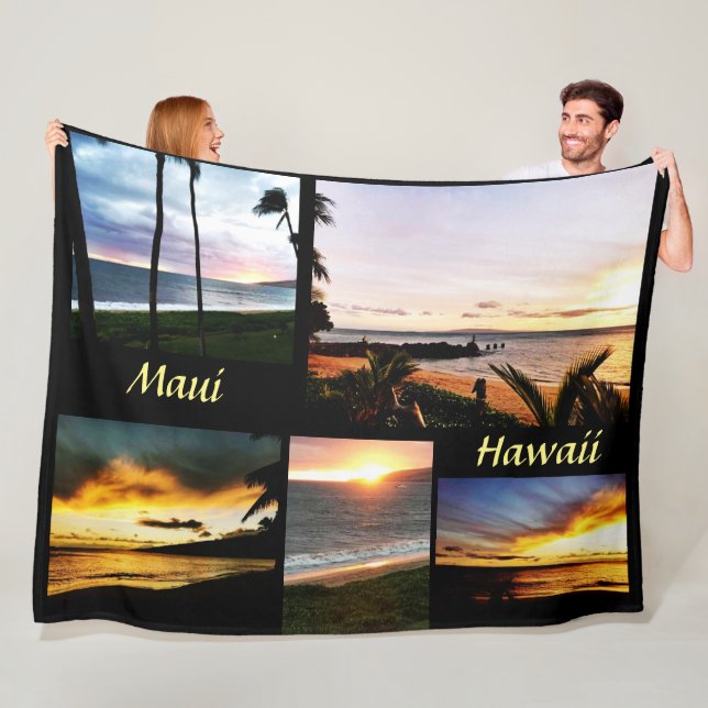 MAUI HAWAII fleece Blanket (In Situ)