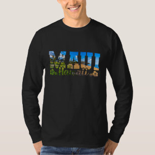 Maui Hawaii Hawaiian Islands Flower T-Shirt