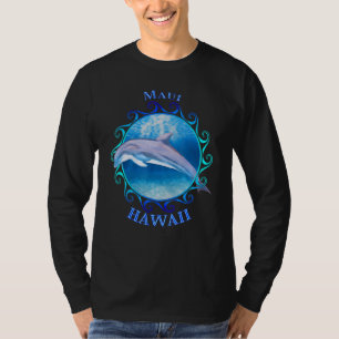Maui Hawaii Hi Vacation Souvenir Dolphin T-Shirt
