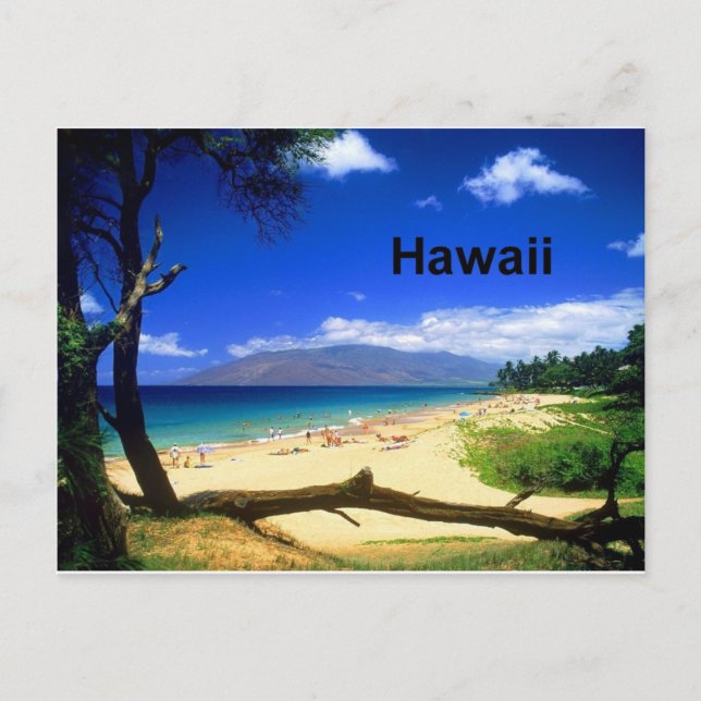 Maui Hawaii Kihei Beach (St.K.) Postcard (Front)